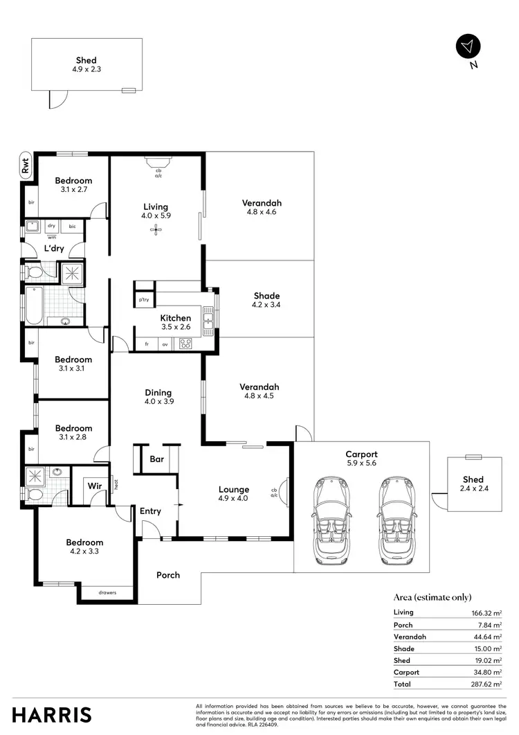 Floorplan of Homely house listing, 10 Cassia Street, Blackwood SA 5051