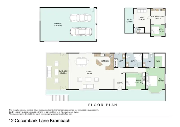 Floorplan of Homely rural property listing, 12 Cocumbark Lane, Krambach NSW 2429