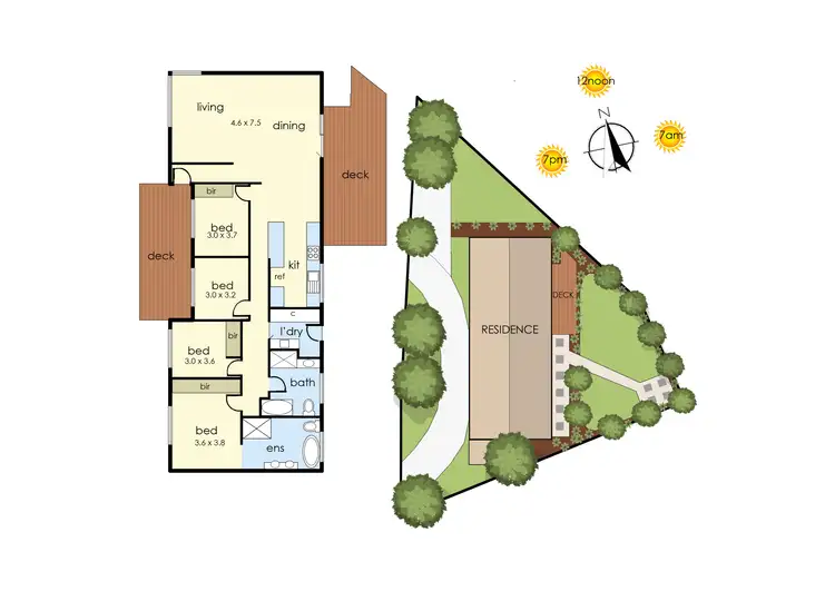Floorplan of Homely house listing, 51 Overport Road, Frankston South VIC 3199