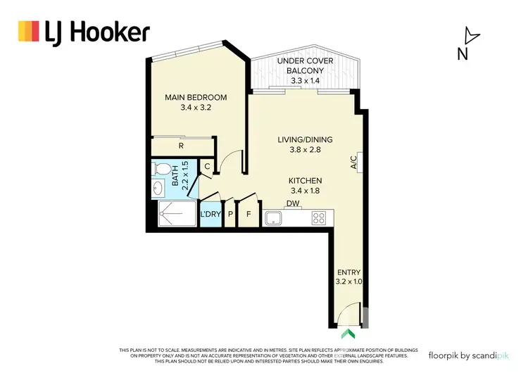 Floorplan of Homely apartment listing, 3706/442-450 Elizabeth Street, Melbourne VIC 3000