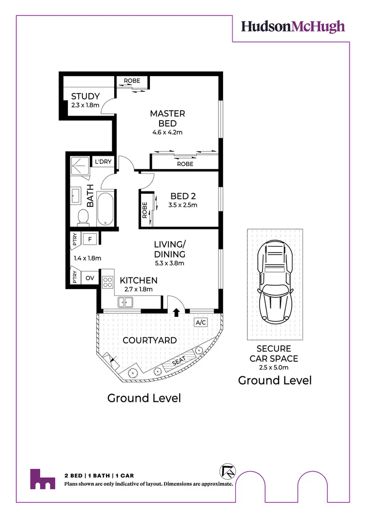Floorplan of Homely apartment listing, 3/8 Kensington Road, Summer Hill NSW 2130