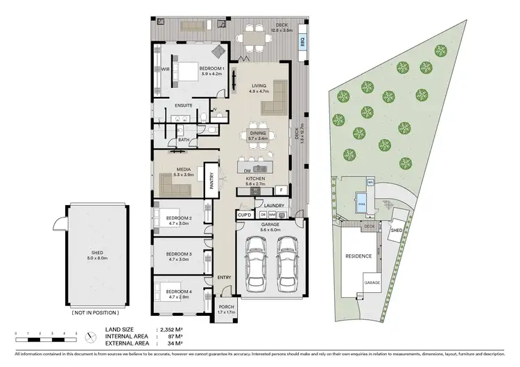 Floorplan of Homely house listing, 20 Spring Creek Place, Wollongbar NSW 2477