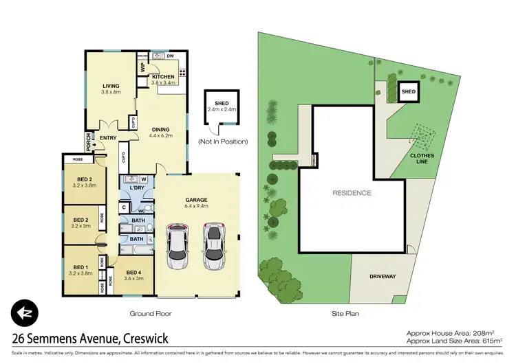 Floorplan of Homely house listing, 26 Semmens Avenue, Creswick VIC 3363