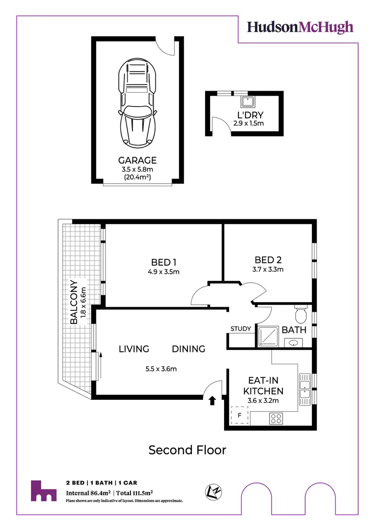 Floorplan of Homely unit listing, 4/35 Charlotte Street, Ashfield NSW 2131