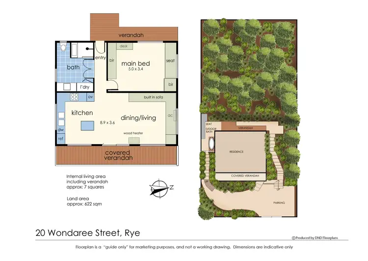 Floorplan of Homely house listing, 20 Wondaree Street, Rye VIC 3941
