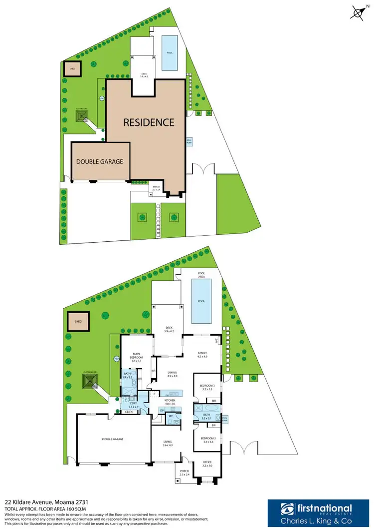 Floorplan of Homely house listing, 22 Kildare Avenue, Moama NSW 2731