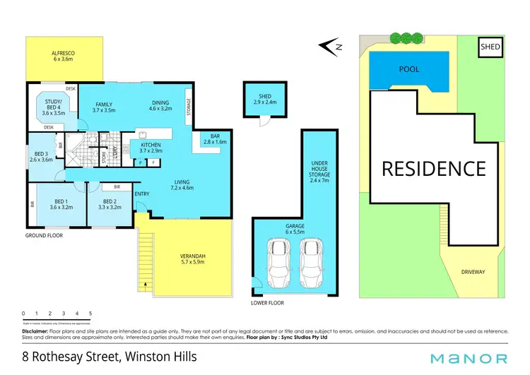 Floorplan of Homely house listing, 8 Rothesay Street, Winston Hills NSW 2153