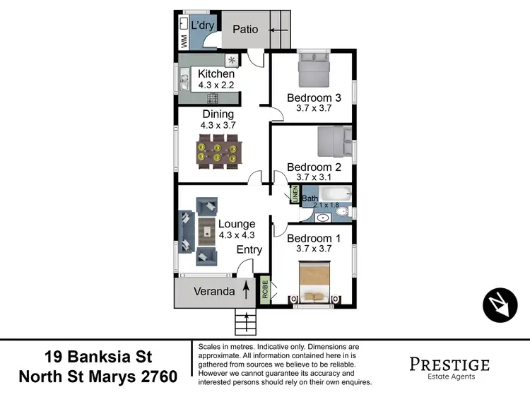 Floorplan of Homely house listing, 19 Banksia Street, North St Marys NSW 2760