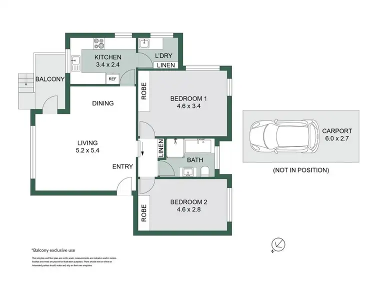 Floorplan of Homely apartment listing, 7/31 Crows Nest Road, Waverton NSW 2060