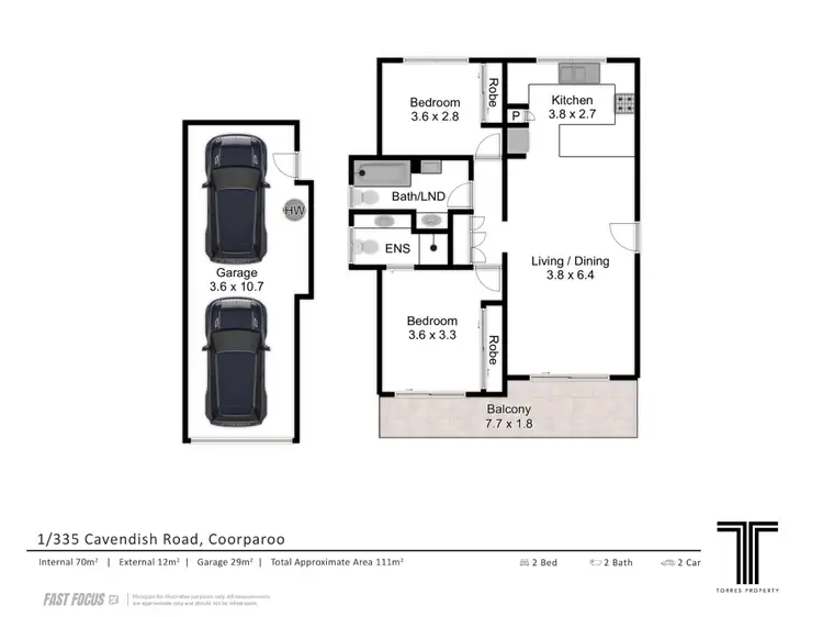 Floorplan of Homely apartment listing, 1/335 Cavendish Road, Coorparoo QLD 4151
