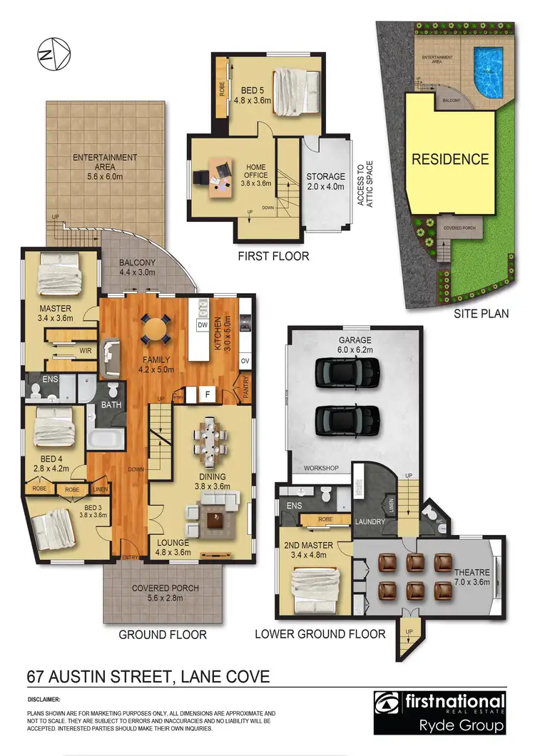 Floorplan of Homely house listing, 67 Austin Street, Lane Cove NSW 2066