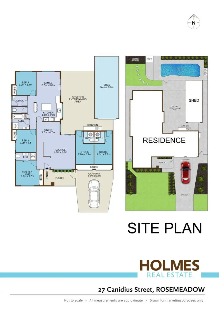 Floorplan of Homely house listing, 27 Canidius Street, Rosemeadow NSW 2560