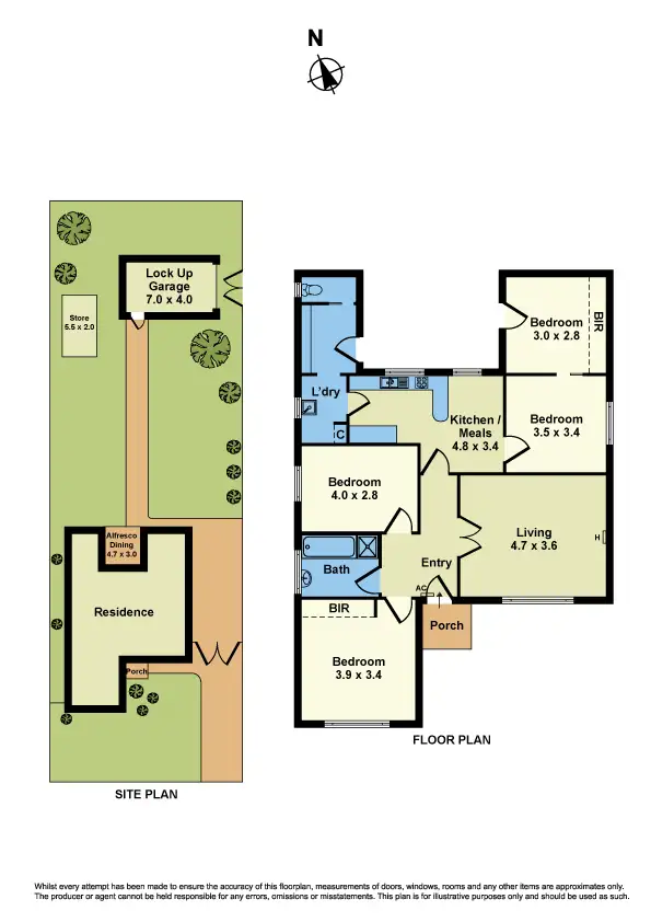 Floorplan of Homely house listing, 18 Davey Street, Sunshine West VIC 3020
