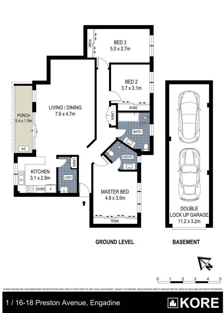 Floorplan of Homely unit listing, 1/16-18 Preston Avenue, Engadine NSW 2233