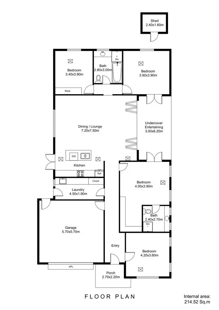 Floorplan of Homely house listing, 49 Sheaoak Drive, Mawson Lakes SA 5095