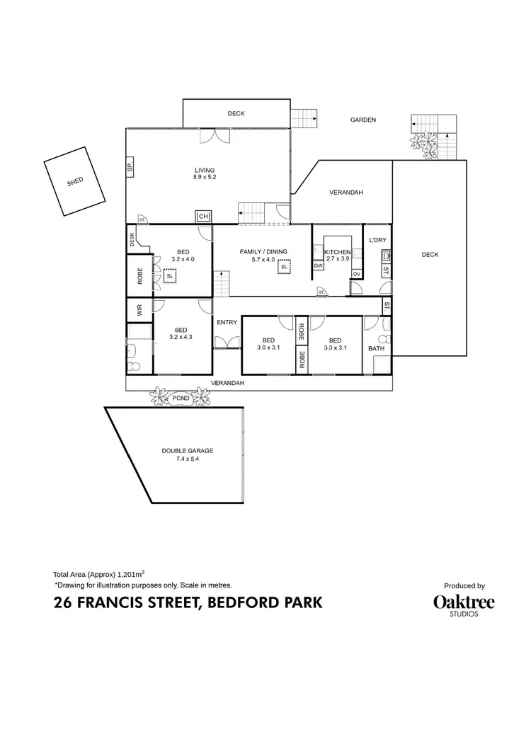 Floorplan of Homely house listing, 26 Francis Street, Bedford Park SA 5042
