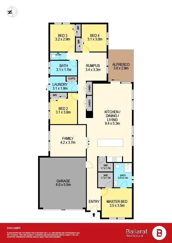 Floorplan of Homely house listing, 26 Marrubak Way, Bonshaw VIC 3352
