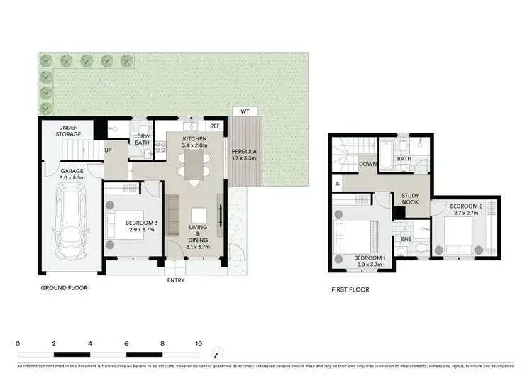 Floorplan of Homely townhouse listing, 15/166 Targo Road, Girraween NSW 2145