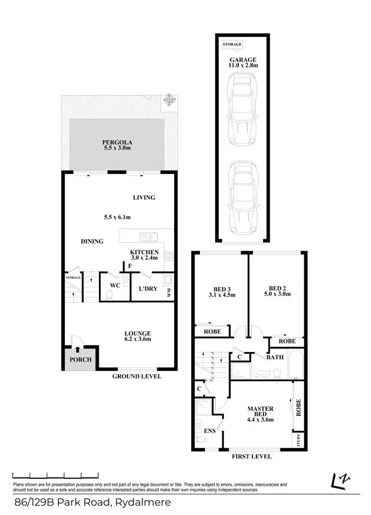 Floorplan of Homely townhouse listing, 86/129B Park Road, Rydalmere NSW 2116