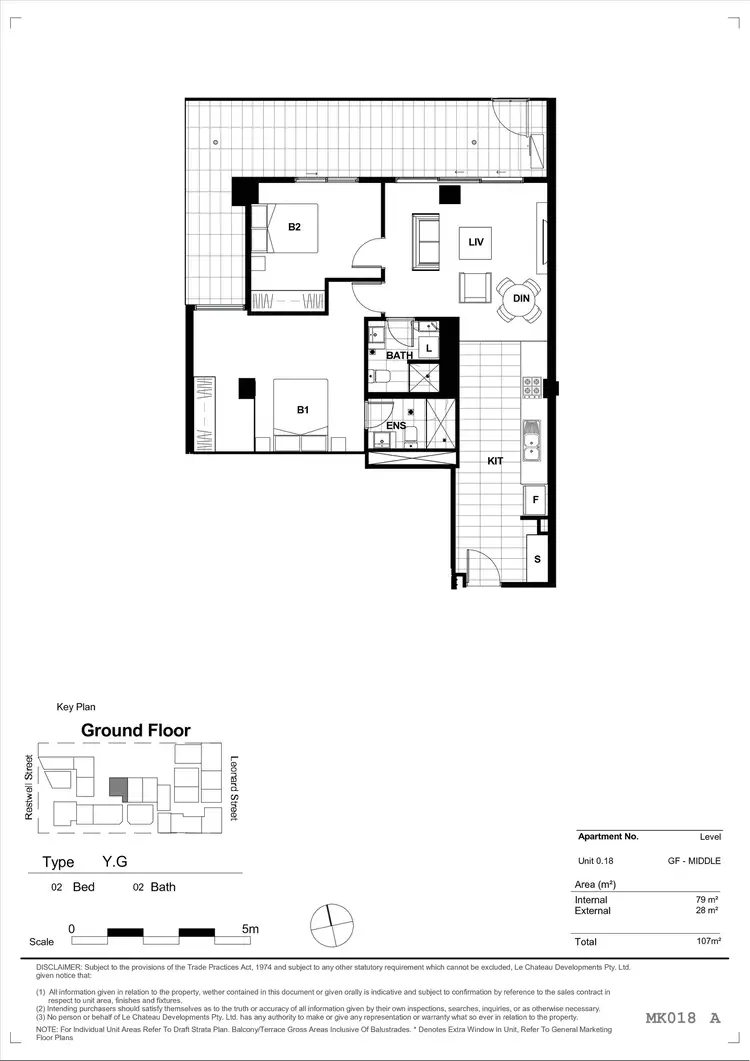 Floorplan of Homely apartment listing, G18/74 Restwell Street, Bankstown NSW 2200