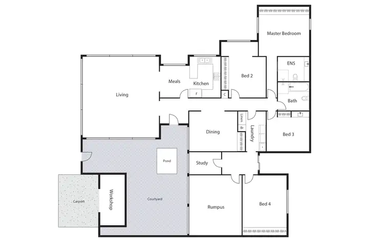 Floorplan of Homely house listing, 6 Bayly Place, Macarthur ACT 2904