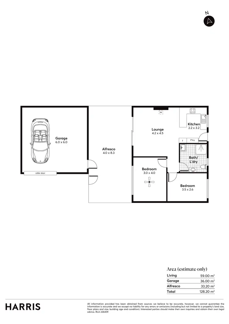 Floorplan of Homely unit listing, 5/52 Ryan Street, Moonta SA 5558