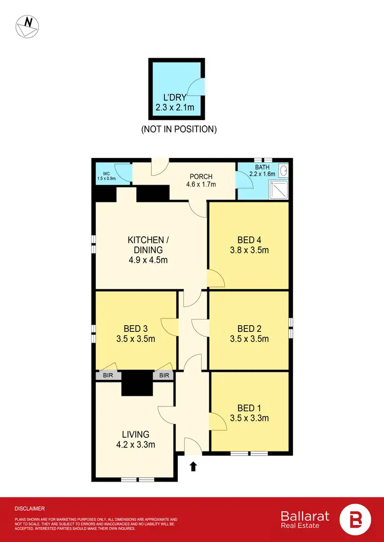 Floorplan of Homely house listing, 230 York Street, Ballarat East VIC 3350