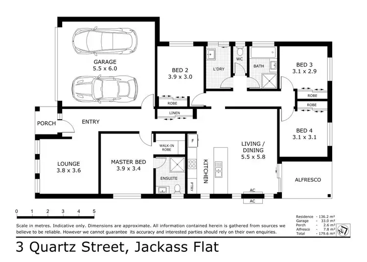 Floorplan of Homely house listing, 3 Quartz Street, Jackass Flat VIC 3556