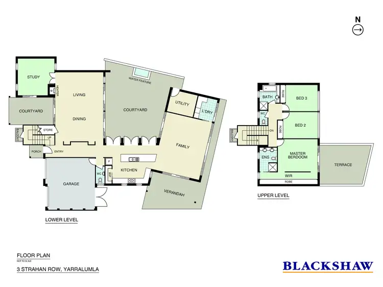 Floorplan of Homely house listing, 3 Strahan Row, Yarralumla ACT 2600