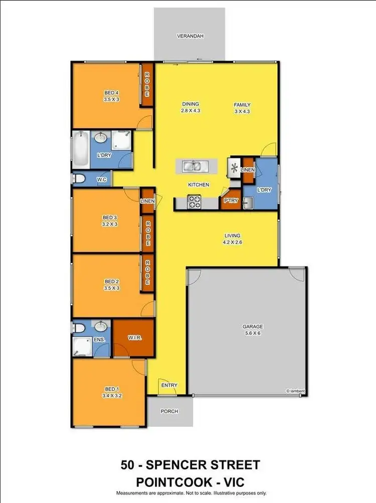 Floorplan of Homely house listing, 50 Spencer Street, Point Cook VIC 3030