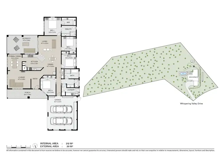 Floorplan of Homely rural property listing, 9 Whispering Valley Drive, Richmond Hill NSW 2480