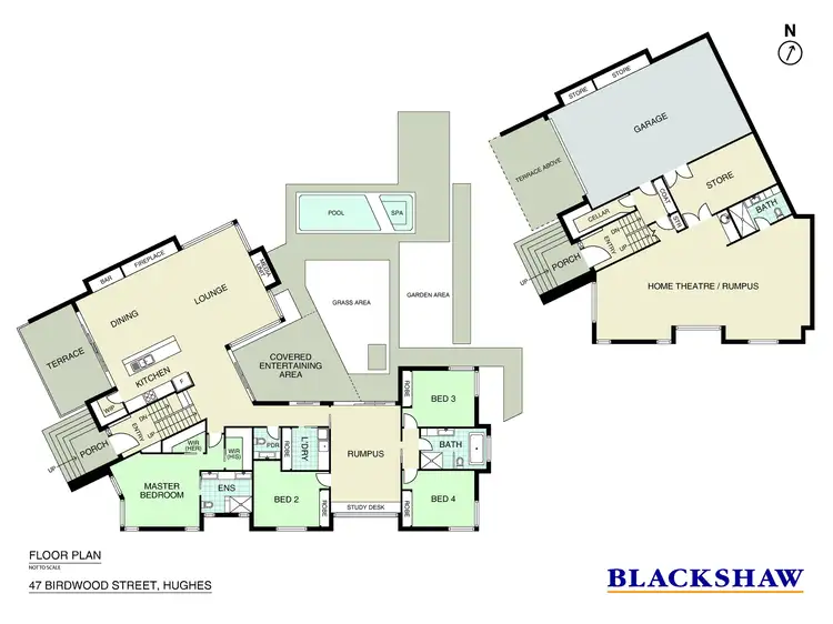 Floorplan of Homely house listing, 47 Birdwood Street, Hughes ACT 2605