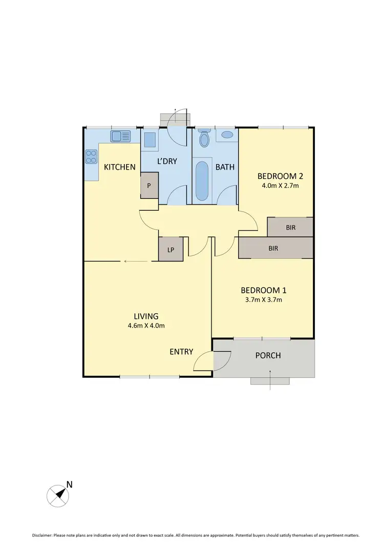Floorplan of Homely unit listing, 3/17 Waratah Avenue, Tullamarine VIC 3043