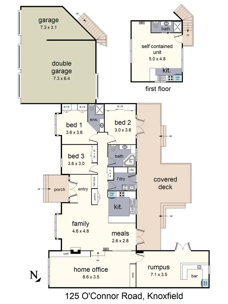 Floorplan of Homely house listing, 125 O'Connor Road, Knoxfield VIC 3180