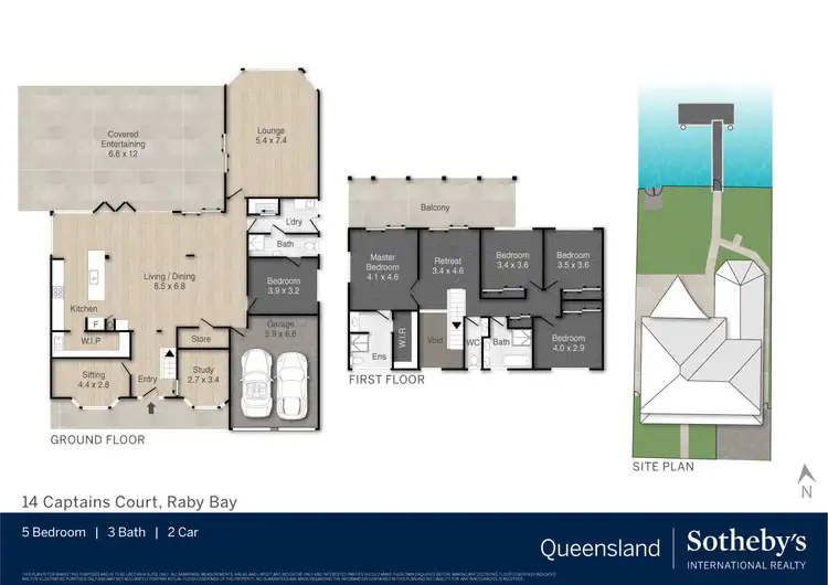 Floorplan of Homely house listing, 14 Captains Court, Raby Bay QLD 4163