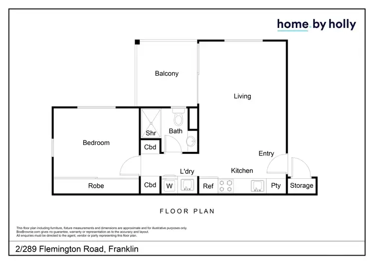 Floorplan of Homely apartment listing, 2/289 Flemington Road, Franklin ACT 2913