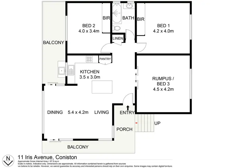 Floorplan of Homely house listing, 11 Iris Avenue, Coniston NSW 2500