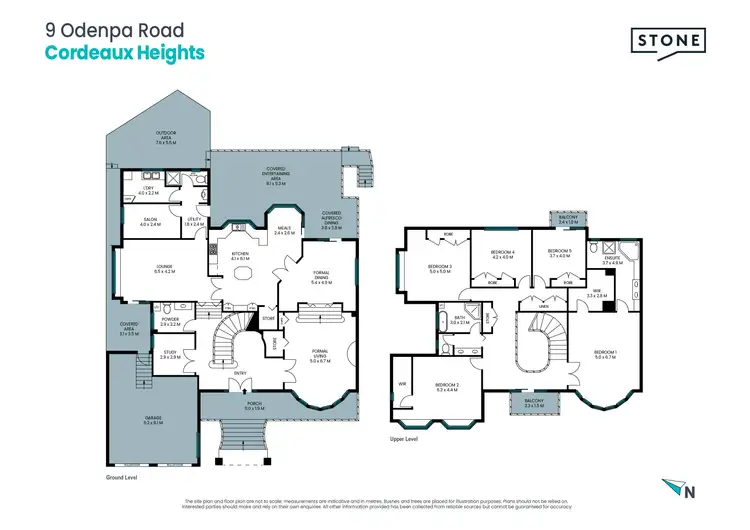 Floorplan of Homely house listing, 9 Odenpa Road, Cordeaux Heights NSW 2526