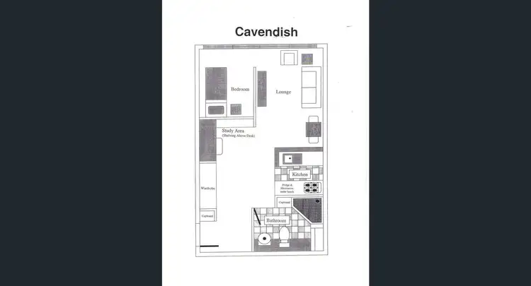 Floorplan of Homely apartment listing, 1417/570 Lygon Street, Carlton VIC 3053