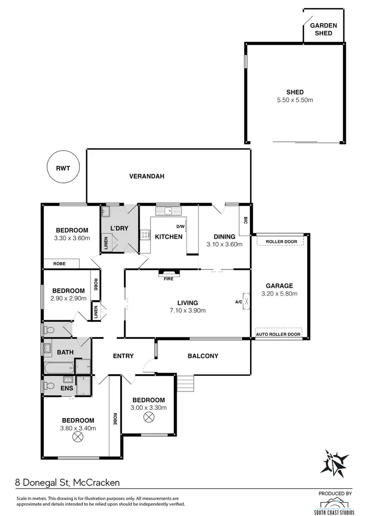 Floorplan of Homely house listing, 8 Donegal Street, Mccracken SA 5211