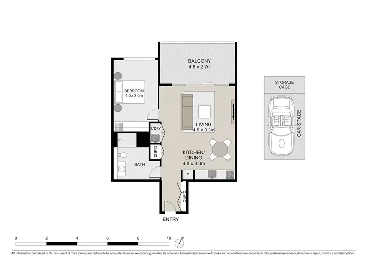 Floorplan of Homely apartment listing, 704/10 Waterview Drive, Lane Cove NSW 2066