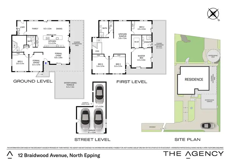 Floorplan of Homely house listing, 12 Braidwood Avenue, North Epping NSW 2121