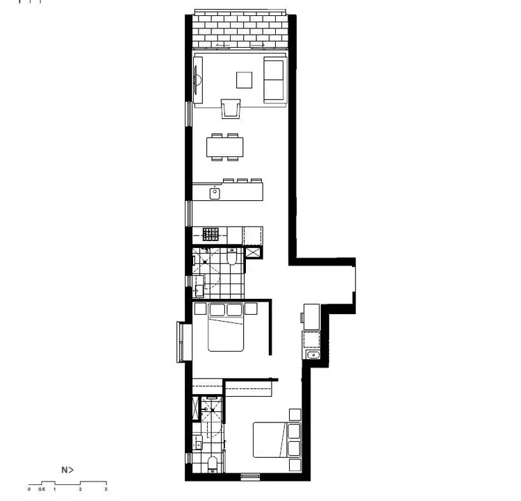 Floorplan of Homely apartment listing, 204/23 Palmerston Street, Carlton VIC 3053