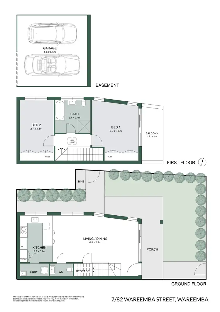 Floorplan of Homely townhouse listing, 7/82-84 Wareemba Street, Wareemba NSW 2046