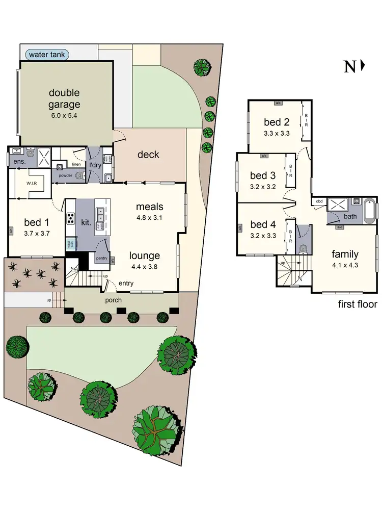 Floorplan of Homely house listing, 1/19 William Road, Croydon VIC 3136