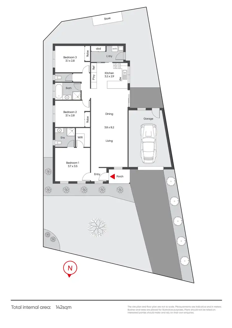 Floorplan of Homely townhouse listing, 1/4 Logan Street, Warragul VIC 3820