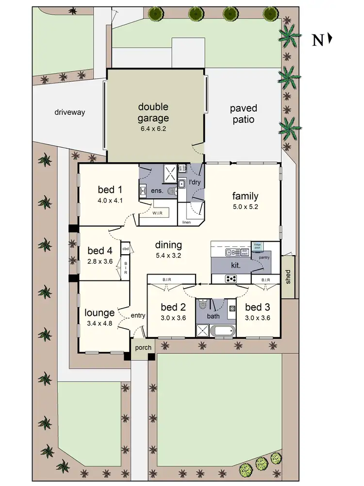 Floorplan of Homely house listing, 61 Mangans Road, Lilydale VIC 3140