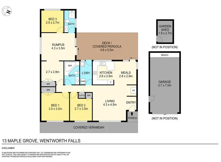Floorplan of Homely house listing, 13 Maple Grove, Wentworth Falls NSW 2782