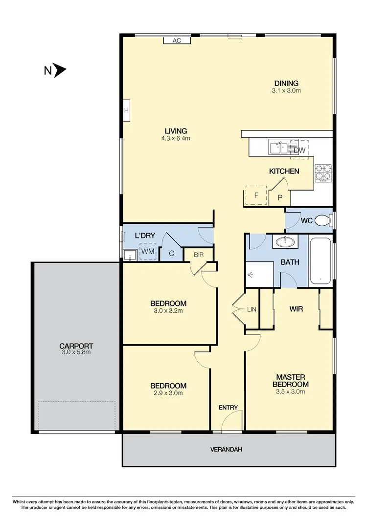 Floorplan of Homely house listing, 4 Yendon Close, Caroline Springs VIC 3023