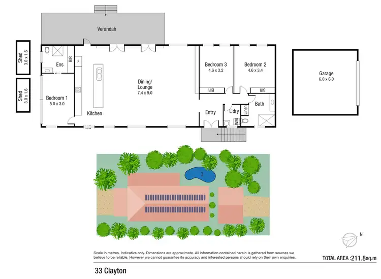 Floorplan of Homely house listing, 33 Clayton Street, Hermit Park QLD 4812